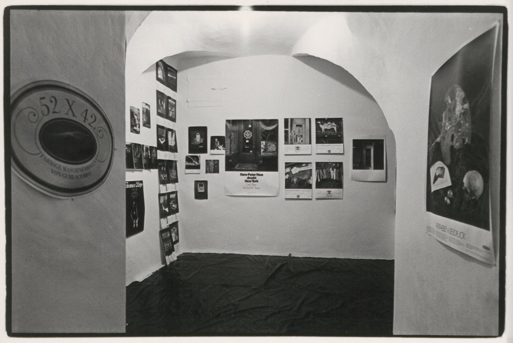 Exhibition »Thomas Lüttge: Actiographien«, gallery »Die Brücke«, December 1970 © Werner Mraz