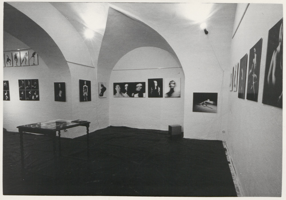 Exhibition »Thomas Lüttge: Actiographien«, gallery »Die Brücke«, December 1970 © Werner Mraz
